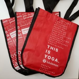 Reusable lululemon bags